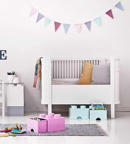 LEGO® Storage Storage Drawer - 8 Stud - 50x25x18 - Aqua Blue LEGO® Storage Storage Drawer - 8 Stud - 50x25x18 - Aqua Blue