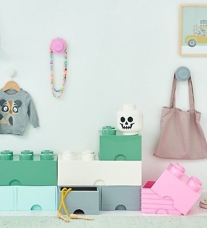 LEGO® Storage Storage Drawer - 8 Stud - 50x25x18 - Aqua Blue LEGO® Storage Storage Drawer - 8 Stud - 50x25x18 - Aqua Blue