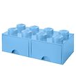 Tiroir de stockage LEGO® Storage - 8 Boutons - 50x25x18 - Bleu C Tiroir de stockage LEGO® Storage - 8 Boutons - 50x25x18 - Bleu C