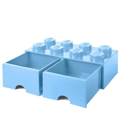 LEGO® Storage Storage Drawer - 8 Stud - 50x25x18 - Light Blue