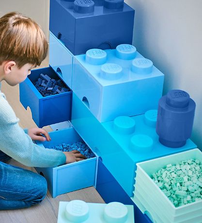 LEGO® Storage Storage Drawer - 8 Stud - 50x25x18 - Light Blue
