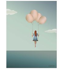 Poster Vissevasse - 50x70 - Balloon Dream Poster Vissevasse - 50x70 - Balloon Dream