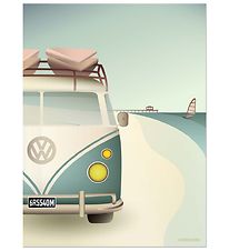 Vissevasse Poster - 50x70 - VW Camper Vissevasse Poster - 50x70 - VW Camper