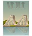 Vissevasse Poster - 50x70 - Vejle - Golf Vissevasse Poster - 50x70 - Vejle - Golf