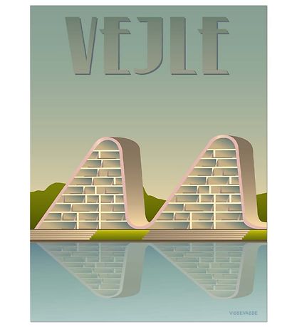 Vissevasse Poster - 50x70 - Vejle - Golf Vissevasse Poster - 50x70 - Vejle - Golf