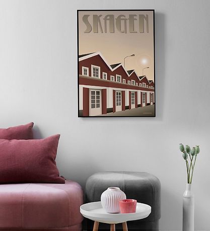 Vissevasse Poster - 50x70 - Skagen - Harbour Vissevasse Poster - 50x70 - Skagen - Harbour