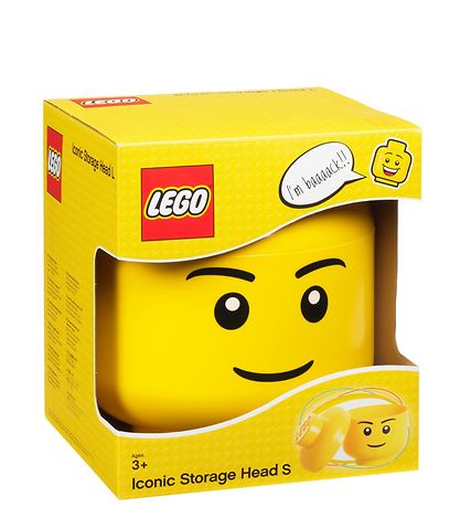 Boîte de rangement LEGO® Storage - Petit - Tête - 19 cm - Garçon Boîte de rangement LEGO® Storage - Petit - Tête - 19 cm - Garçon