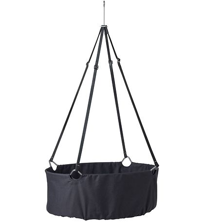 Leander Classic Vugge m. Madras - 83x50x30 cm - Grátt
