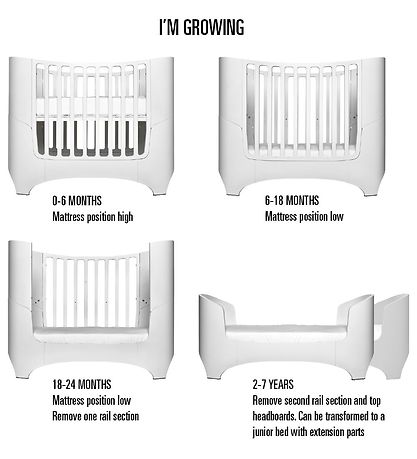 Leander Classic+ Bed - Baby - 120x70x94 cm - Wit Leander Classic+ Bed - Baby - 120x70x94 cm - Wit