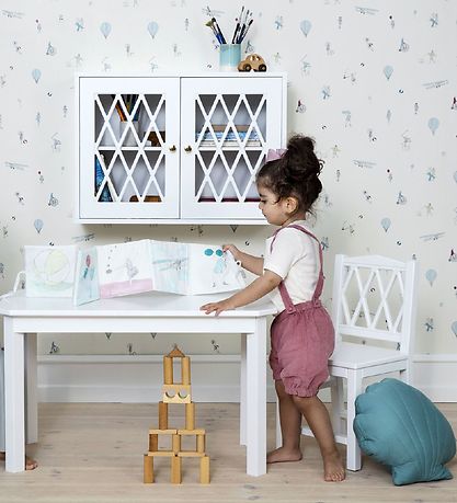 Cam Cam Kinderstuhl - Harlequin - White