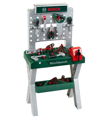 Bosch Mini Workbench - Toys - Dark Green/Silver