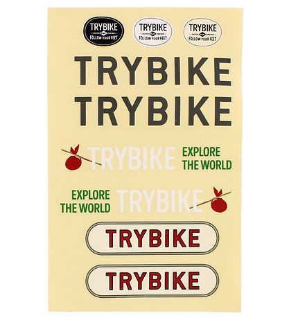 TryBike 밸런스 바이크 - 강철 - 빨간색