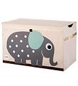 3 Sprouts Storage Box - 38x61x37 - Elephant 3 Sprouts Storage Box - 38x61x37 - Elephant