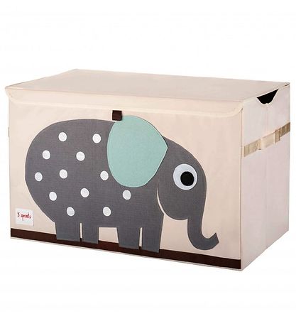 3 Sprouts Storage Box - 38x61x37 - Elephant 3 Sprouts Storage Box - 38x61x37 - Elephant