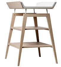 Leander Linea Changing Table w. Cushion - 66.7x72.5x91 cm - Beec Leander Linea Changing Table w. Cushion - 66.7x72.5x91 cm - Beec