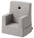 by KlipKlap Armchair - Kids Chair - 43x43x50 cm - Multi Grey/Gre by KlipKlap Armchair - Kids Chair - 43x43x50 cm - Multi Grey/Gre