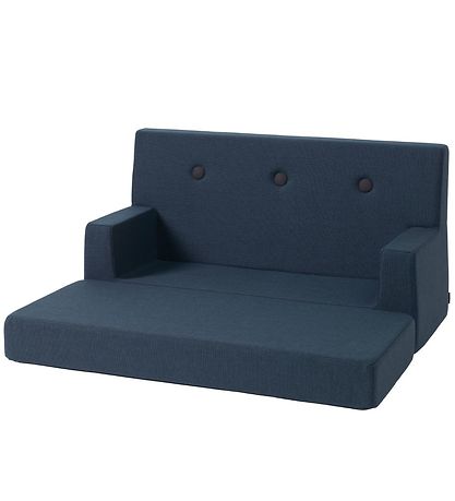 by KlipKlap Soffa - Kids Soffa - 100 cm - Dark Blue/Black