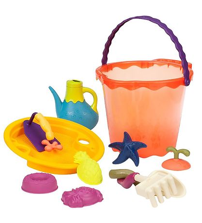 B. toys Bucket Set - Shore Thing - 23,5 cm - Red B. toys Bucket Set - Shore Thing - 23,5 cm - Red