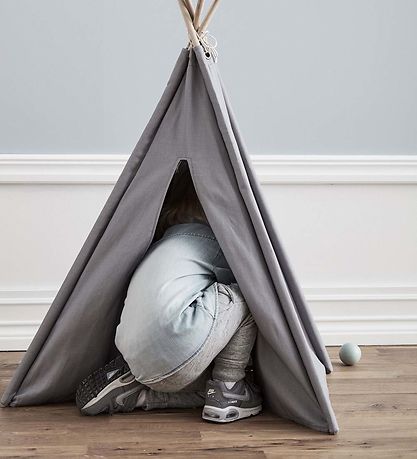 Kids Concept Play Tent - Mini Tipi - Grey