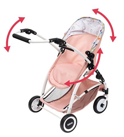BRIO Doll Stroller - Flex - Pink/White 24906000