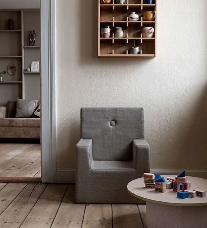 by KlipKlap Armchair - Kids Chair XL - 49x42x63 cm - Sand/Sand