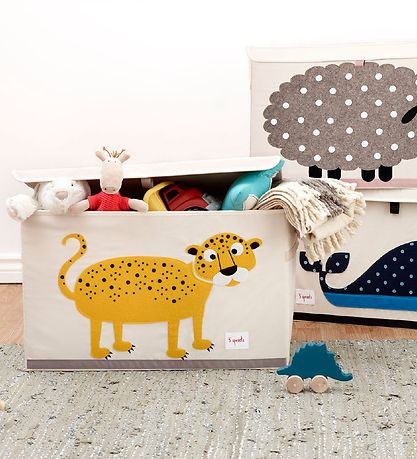 Coffre de rangement 3 Sprouts - 38x61x37 - Leopard Coffre de rangement 3 Sprouts - 38x61x37 - Leopard