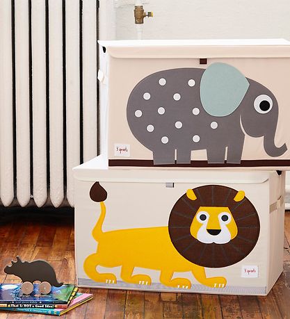 3 Sprouts Storage Box - 38x61x37 - Lion 3 Sprouts Storage Box - 38x61x37 - Lion