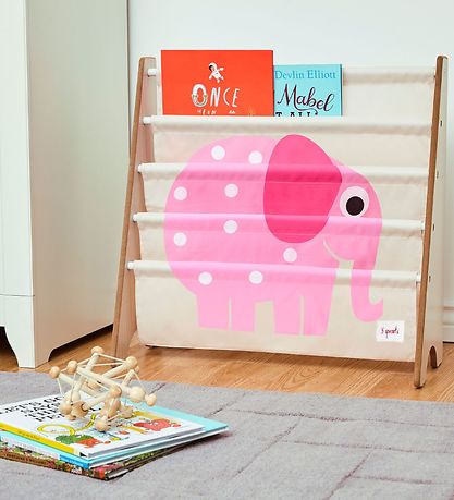 3 Sprouts Bookcase - 62x25x61 - Elephant 3 Sprouts Bookcase - 62x25x61 - Elephant