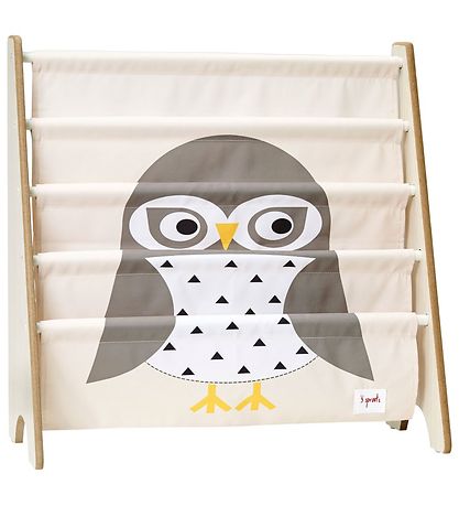 3 Sprouts Bookcase - 62x25x61 - Owl 3 Sprouts Bookcase - 62x25x61 - Owl