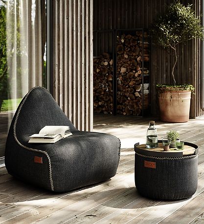 SACKit Pouf - Cobana Pouf - 50x35 cm - Black