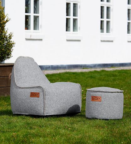 SACKit Pouf - Cobana - Junior - 35x35 - Light Grey