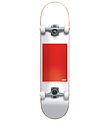 Globe Skateboard - 8'' - G0 Block Serif Complete - White/Red Globe Skateboard - 8'' - G0 Block Serif Complete - White/Red