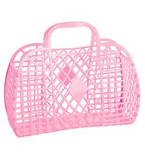 Sun Jellies Large Folding Basket - Retro - 37x30x11 cm - Bubbleg Sun Jellies Large Folding Basket - Retro - 37x30x11 cm - Bubbleg