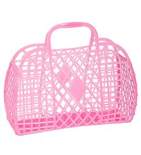 Sun Jellies Large Folding Basket - Retro - 37x30x11 cm - Neon Pi Sun Jellies Large Folding Basket - Retro - 37x30x11 cm - Neon Pi