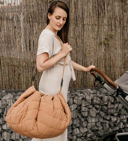 Play&Go Spielzeugteppich - Ø120 - Soft Organic - Tawny Brown