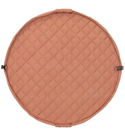 Play&Go Spielzeugteppich - Ø120 - Soft Organic - Tawny Brown