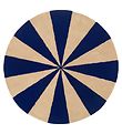 Ferm Living Rug - Wool - Ø: 130 cm - Blue/White