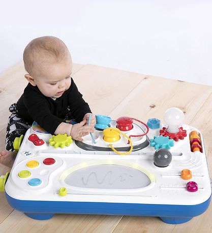 Balle d'Activité Baby Einstein - Table de curiosités - Bleu/Blan Balle d'Activité Baby Einstein - Table de curiosités - Bleu/Blan