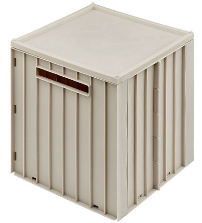 Liewood Foldable Box w. Lid - 30.5x32x31.5 cm - Elijah - Sandy Liewood Foldable Box w. Lid - 30.5x32x31.5 cm - Elijah - Sandy