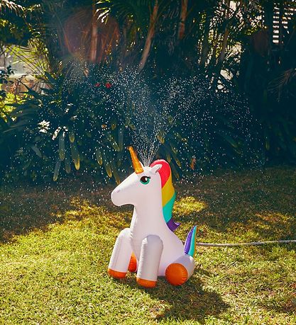SunnyLife Sprinkler - 70x70 - Uppblåsbar - Enhörning - Vit SunnyLife Sprinkler - 70x70 - Uppblåsbar - Enhörning - Vit