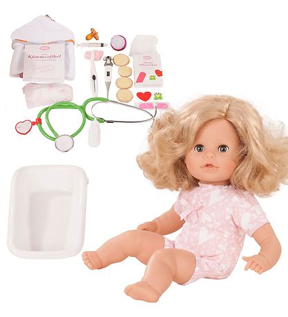 Götz Doll w. Accessories - Cosy Aquini - Doctor