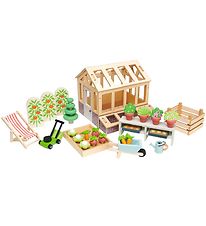 Tender Leaf Wooden Toy - Greenhouse For Dollhouse Tender Leaf Wooden Toy - Greenhouse For Dollhouse