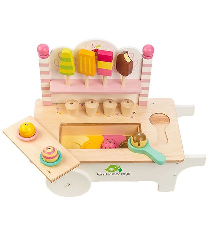 Tender Leaf Wooden Toy Toy - Ice Cream Cart Tender Leaf Wooden Toy Toy - Ice Cream Cart