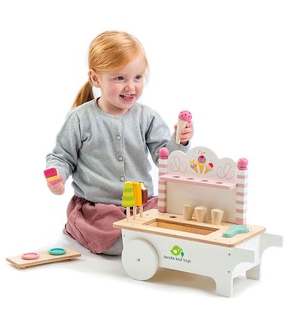 Tender Leaf Wooden Toy Toy - Ice Cream Cart Tender Leaf Wooden Toy Toy - Ice Cream Cart