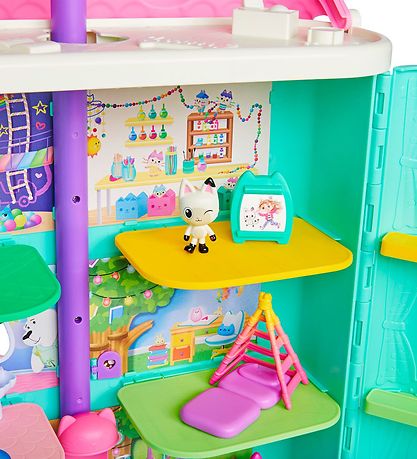 Gabby's Dollhouse Dockhus m. Tillbehör - Purrfect Dollhouse
