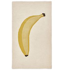OYOY Rug - 140x80 cm - Yellow w. Banana
