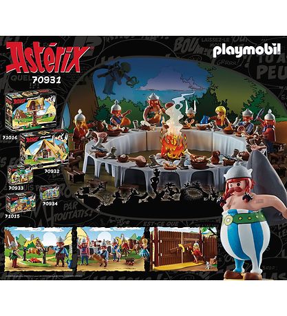 Playmobil Asterix - The Large Village party - 70931 - 310 Parts Playmobil Asterix - The Large Village party - 70931 - 310 Parts