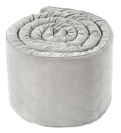 Smallstuff Bed Bumper - Quilted - Soft Grey