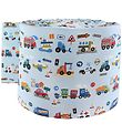 Nørgaard Madsens Bed Bumper - Light Blue w. Cars Nørgaard Madsens Bed Bumper - Light Blue w. Cars