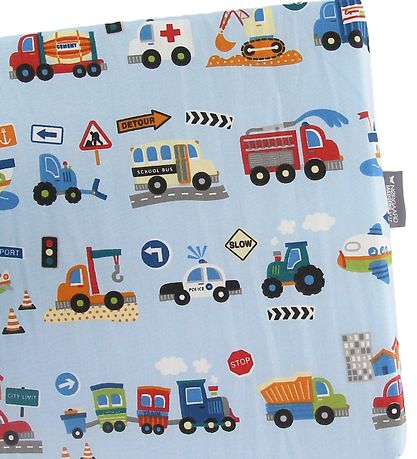 Nørgaard Madsens Bettnestchen - Hellblau m. Autos Nørgaard Madsens Bettnestchen - Hellblau m. Autos